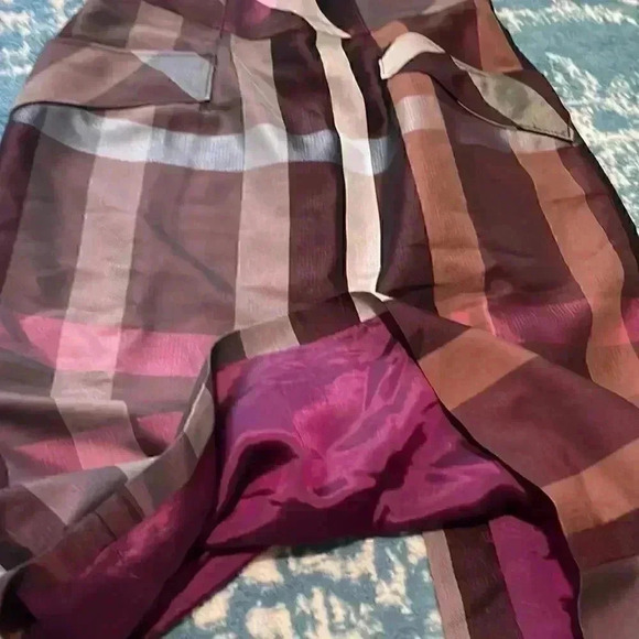 Magnificent lined metallic vintage 50s 60s pencil skirt small - Picture 5 of 5